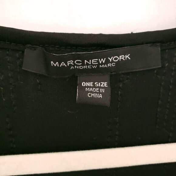 Marc New York Andrew Marc Velvet Sequin Bat Wing Open Cardigan One Size - Picture 2 of 13